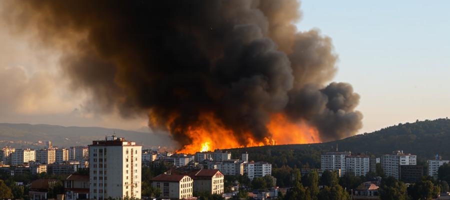 Пожар в отеле Kervansaray на курорте Улудаг унес жизни двух человек